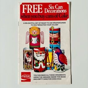 1977 Coca-Cola Can Decorations Booklet